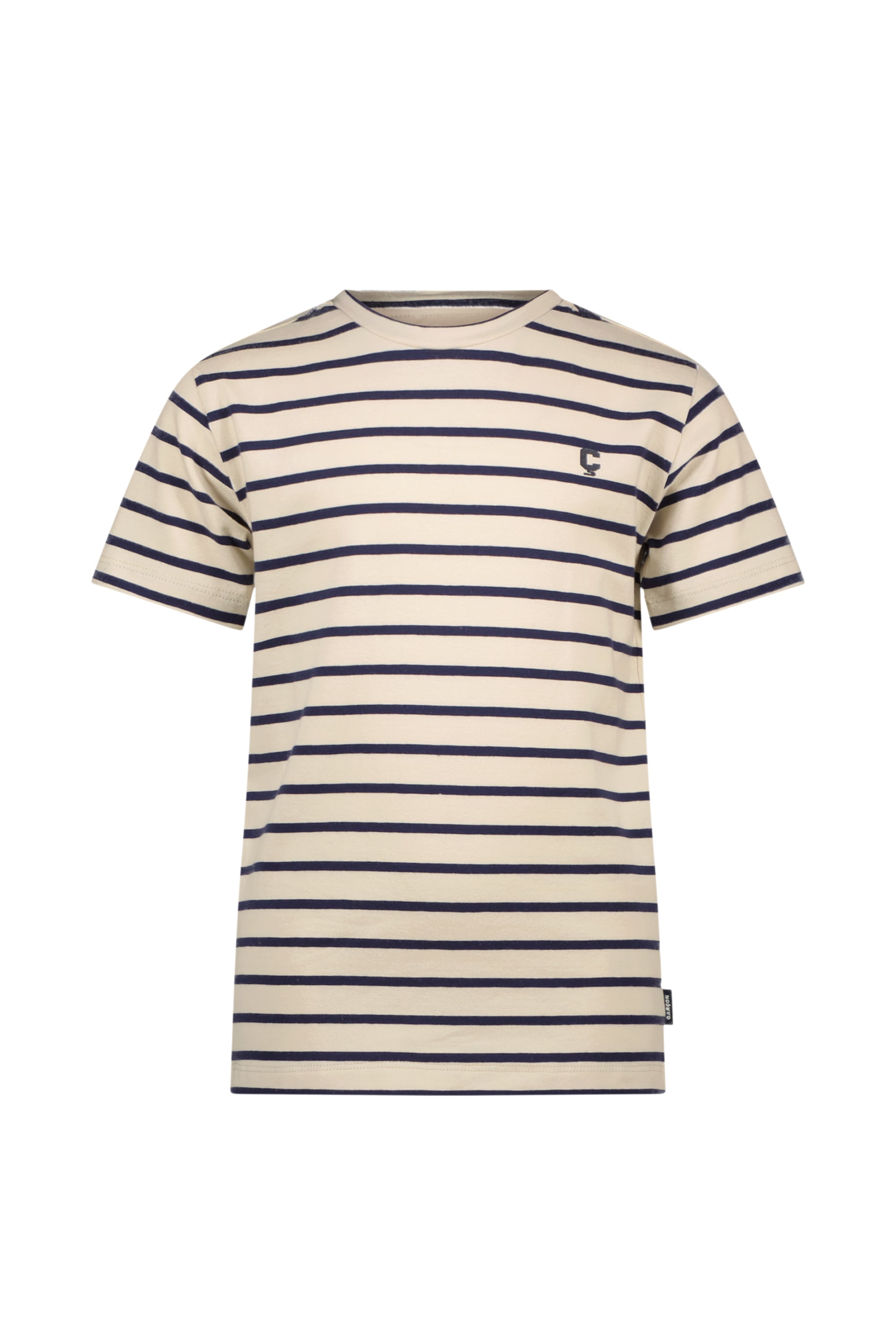 Le Chic Garçon NOLAN garngefärbtes gestreiftes T-Shirt *Navy*