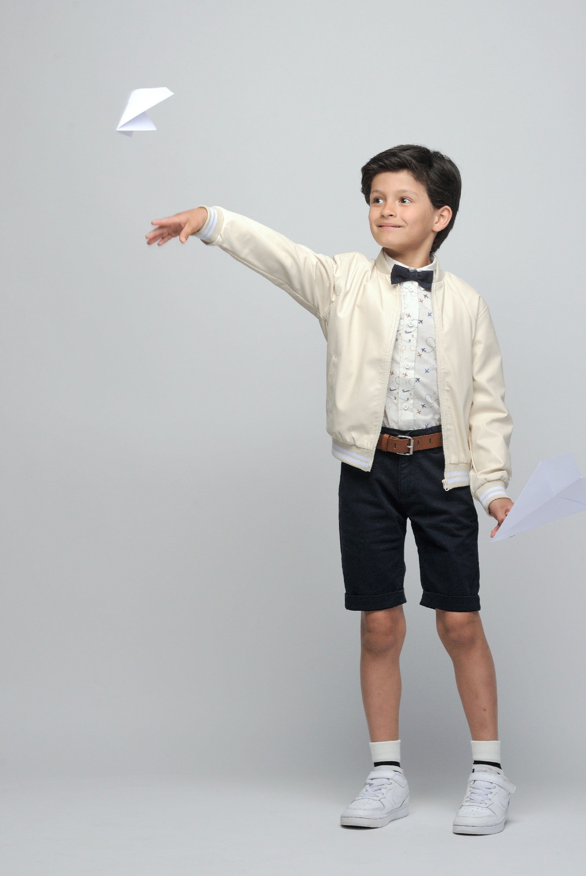 Le Chic Garçon DRAKE Garçon twill shorts *Navy*