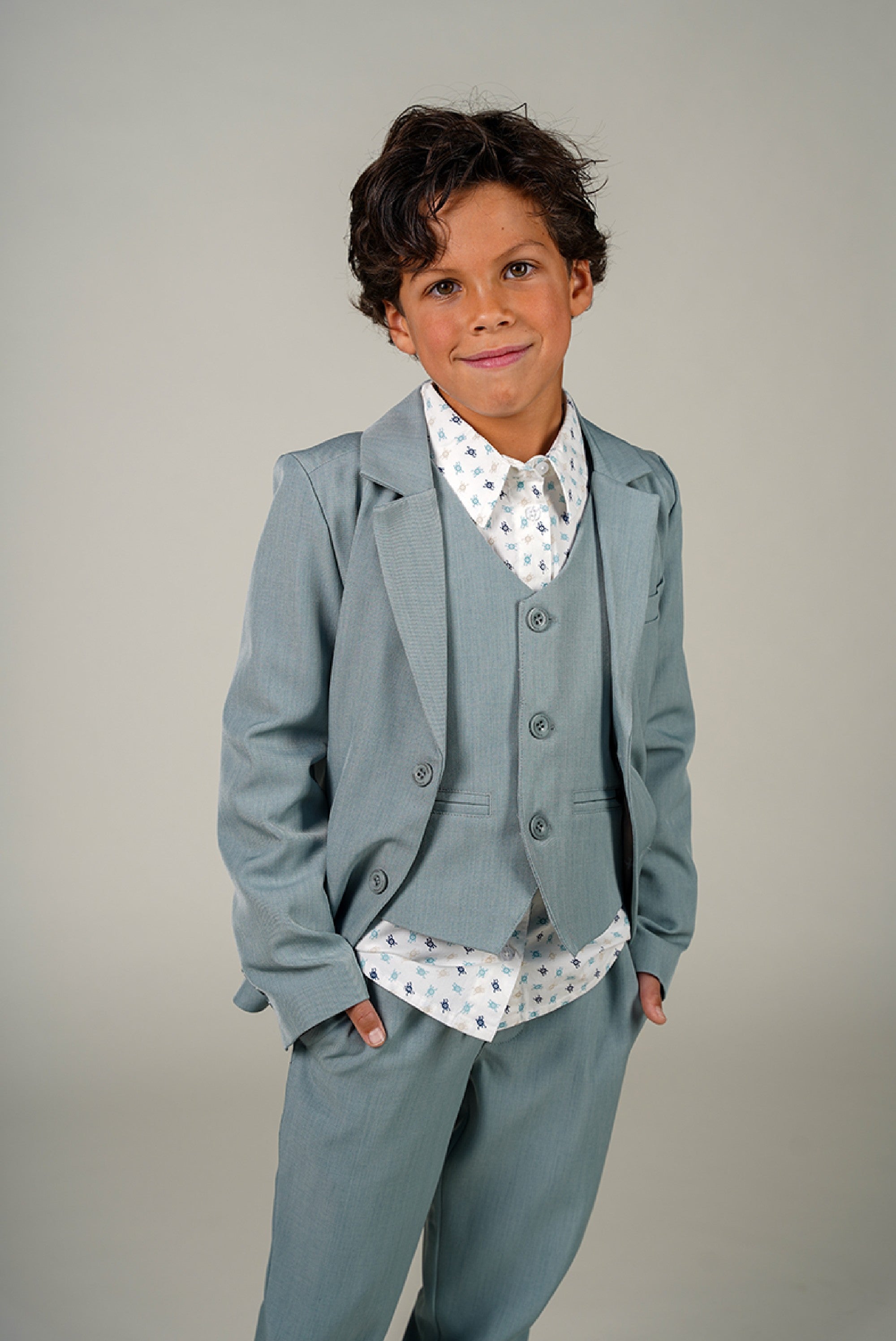 Le Chic Garcon ABEL blazer. Sage Green