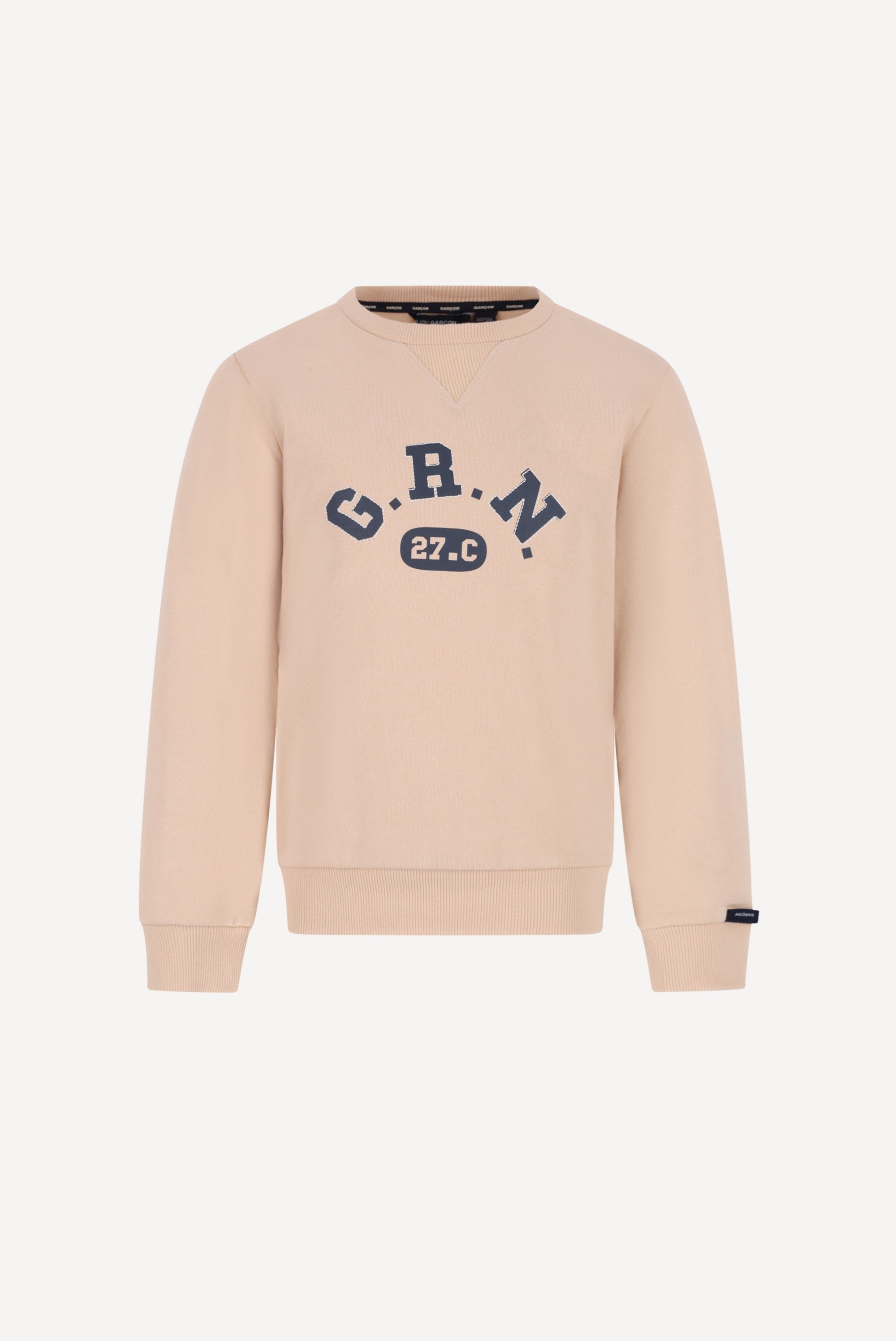 Le Chic Garcon OLIVER sweater. Oyster Grey