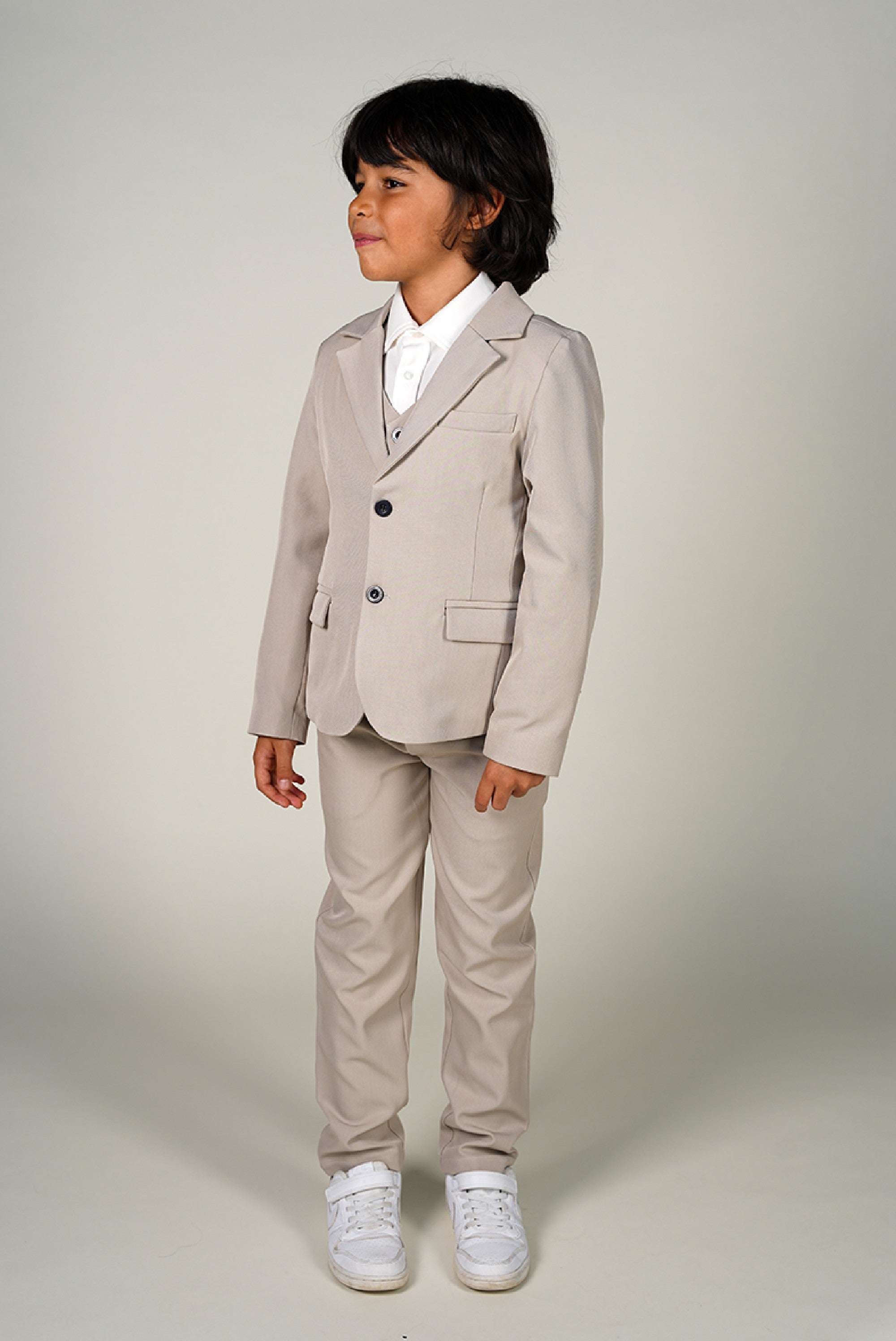 Le Chic Garcon DONKY broek. Oyster Grey