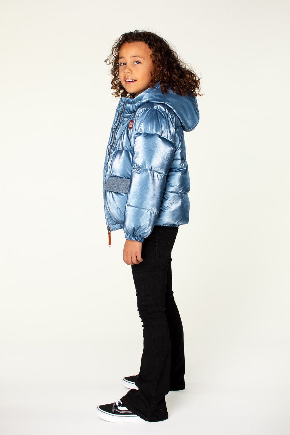 Moodstreet JULIE puffer metallic ice blue