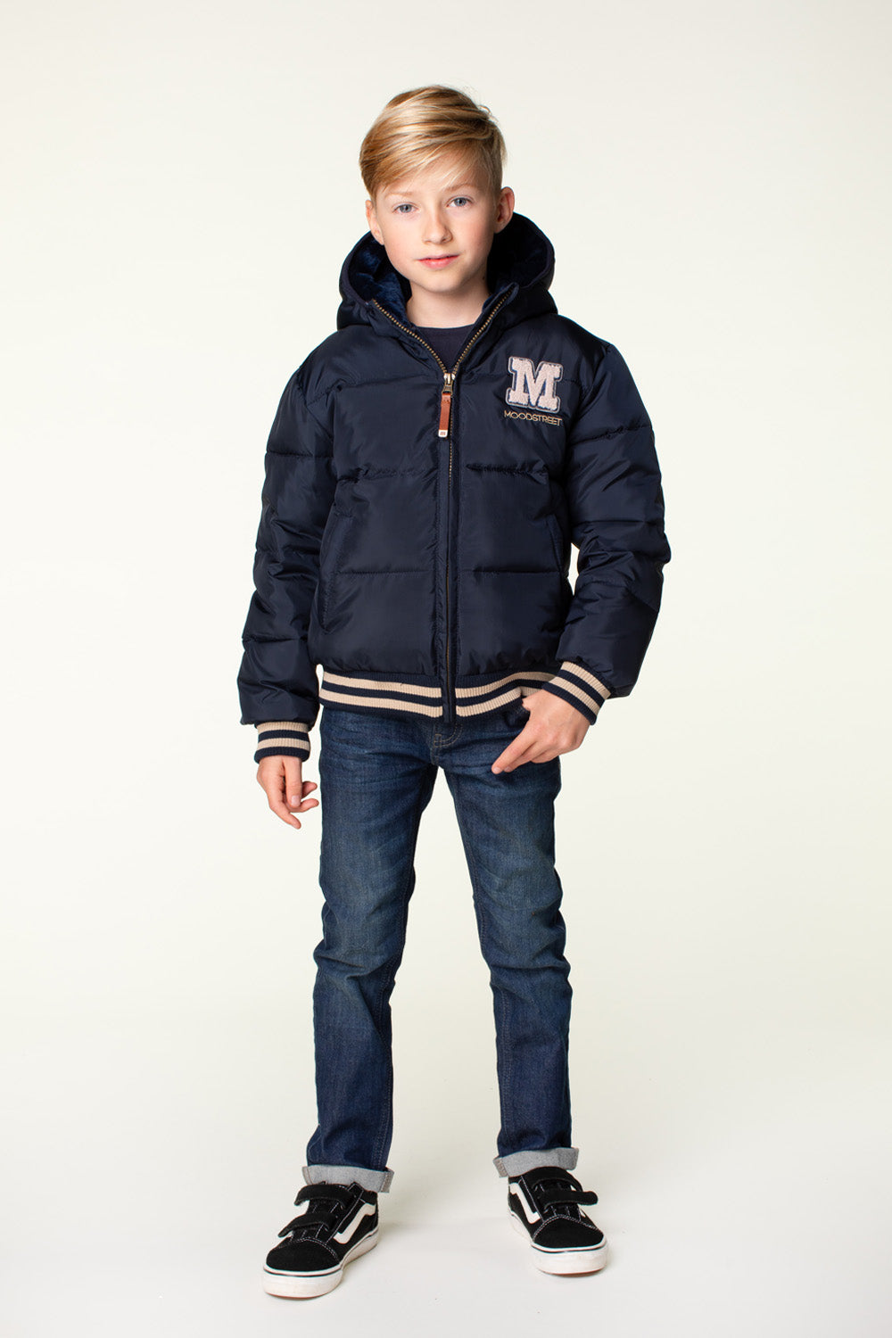Moodstreet JUSTIN baseball jacket navy