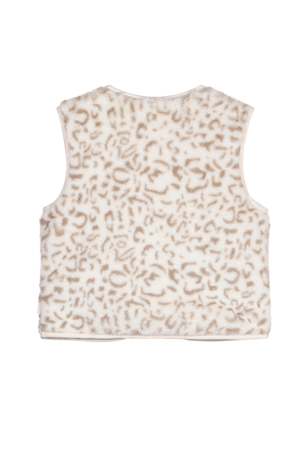 Moodstreet Vajén gilet leopard