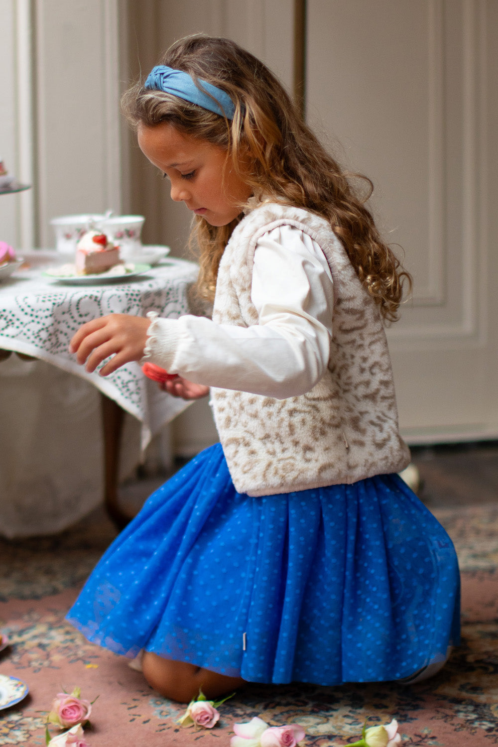 Moodstreet LAURE top with smock off white