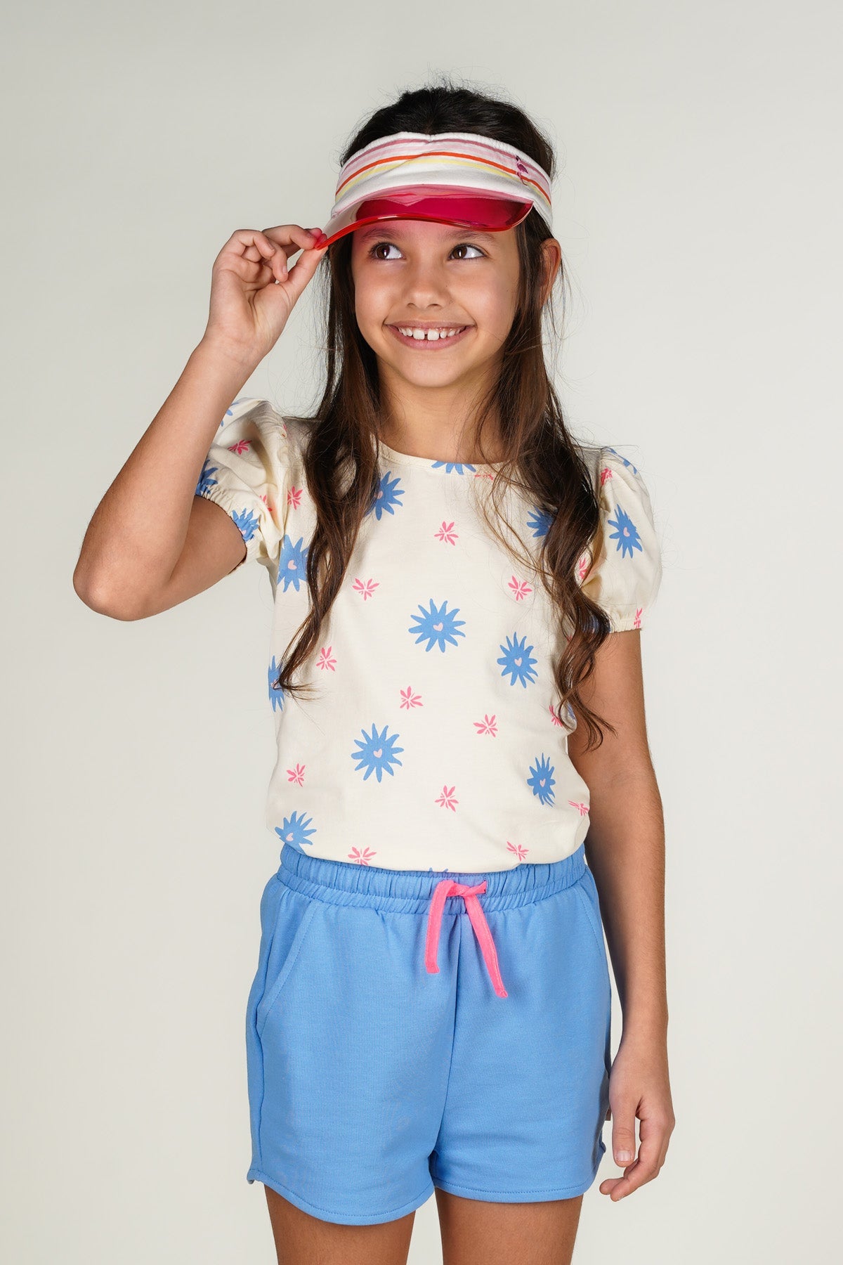 Moodstreet Alice Raglan Aop Summer Top