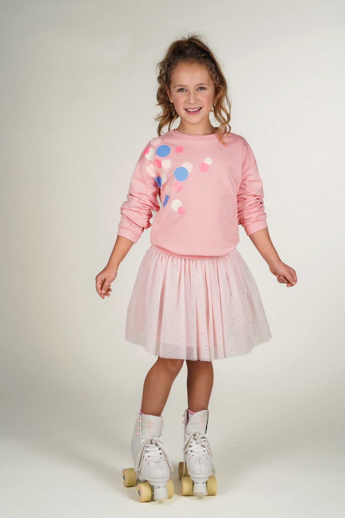 Moodstreet Sky Colourful Dots Sweater