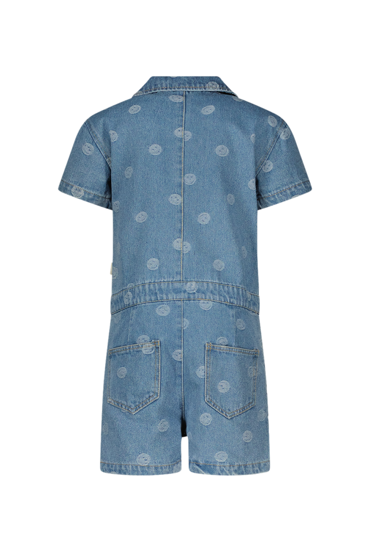 Moodstreet Bobbi Smiley-Denim Playsuit