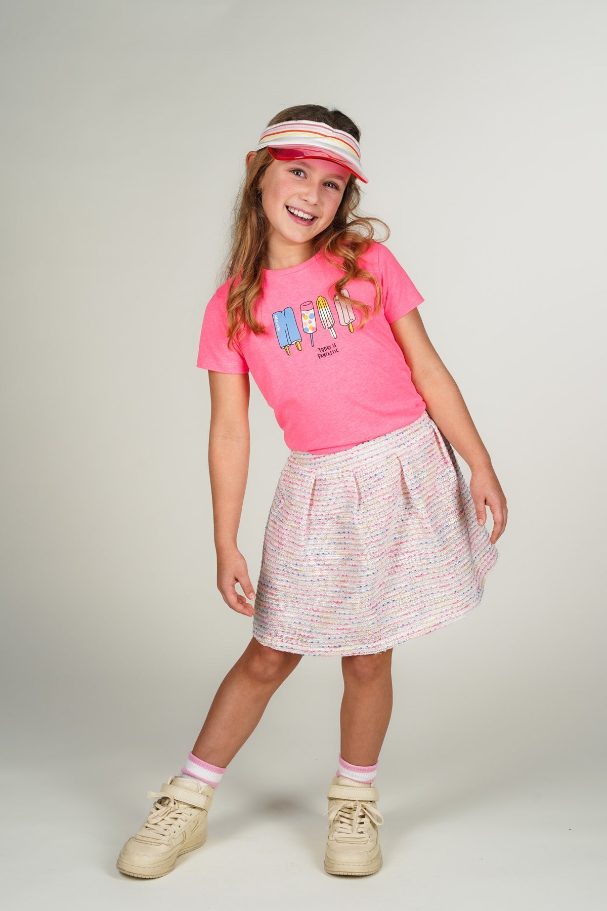 Moodstreet Robin Multicolour Tweed Skirt