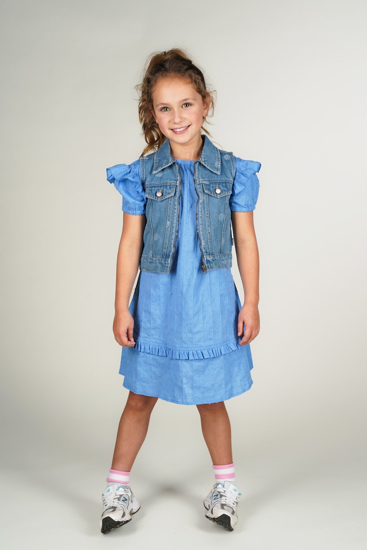 Moodstreet Doris Miami-Blue A Line Dress