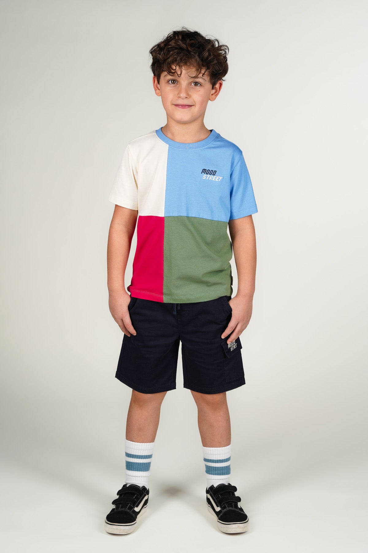 Moodstreet Liam Colourblock T-Shirt