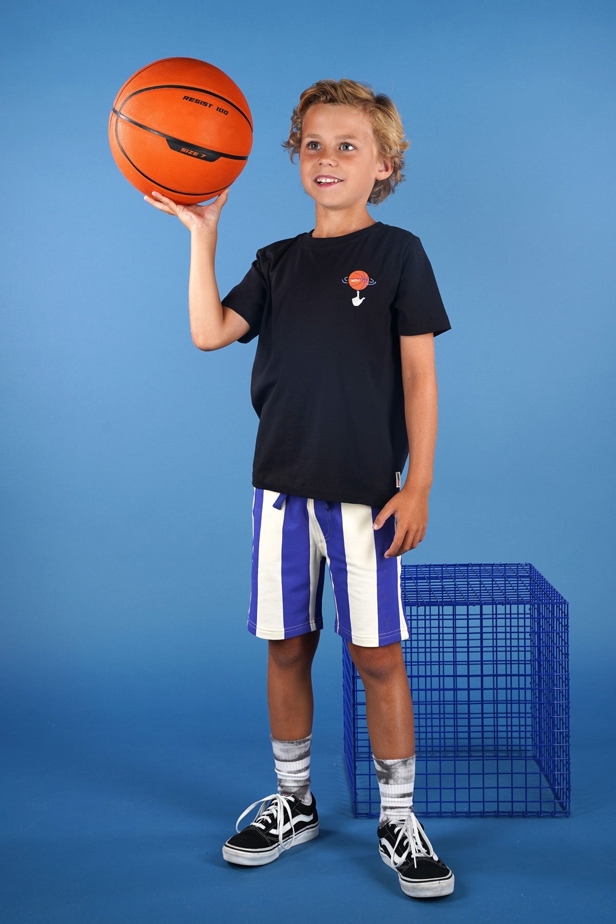 Moodstreet Billie Striped Sweatshorts