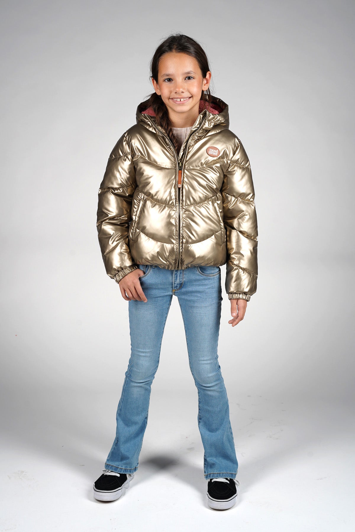Moodstreet Jesse Glans-Jacket Goud