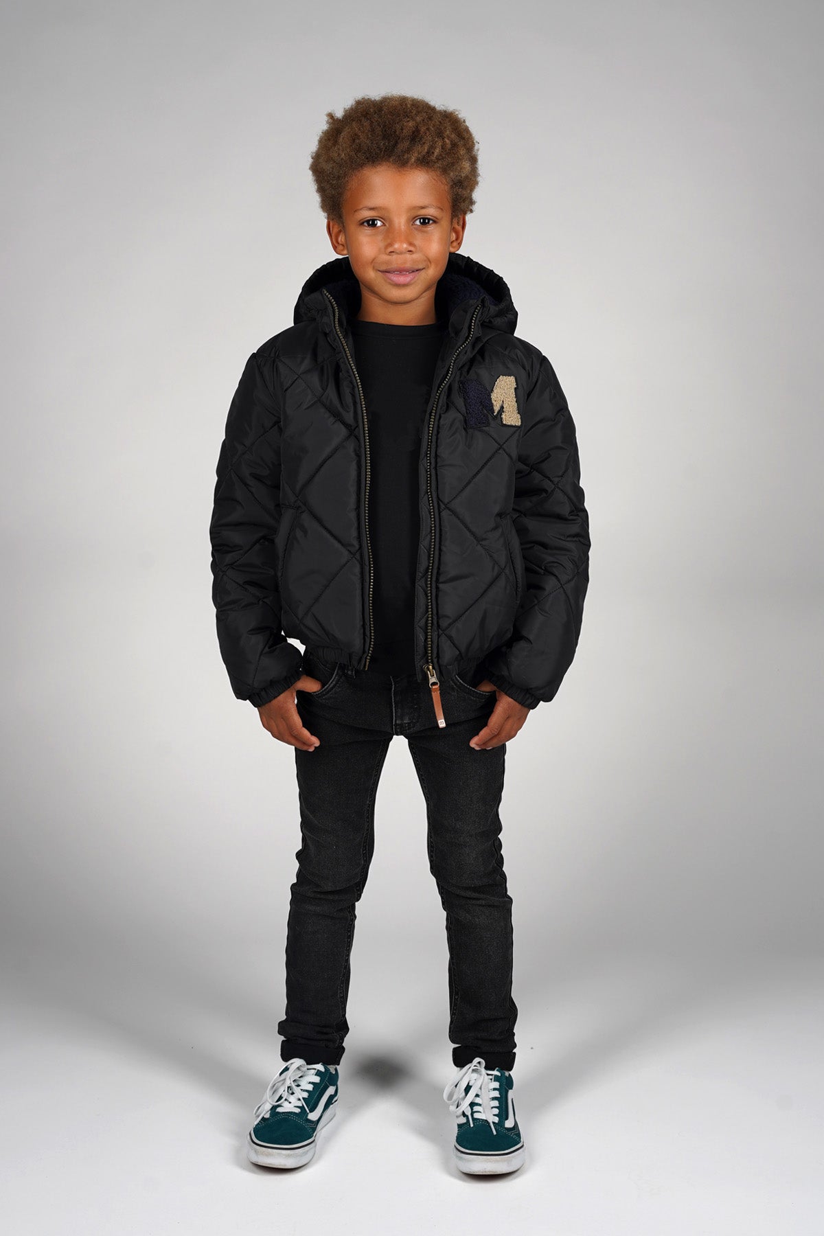 Moodstreet Jeffrey Quilted Jacket Zwart