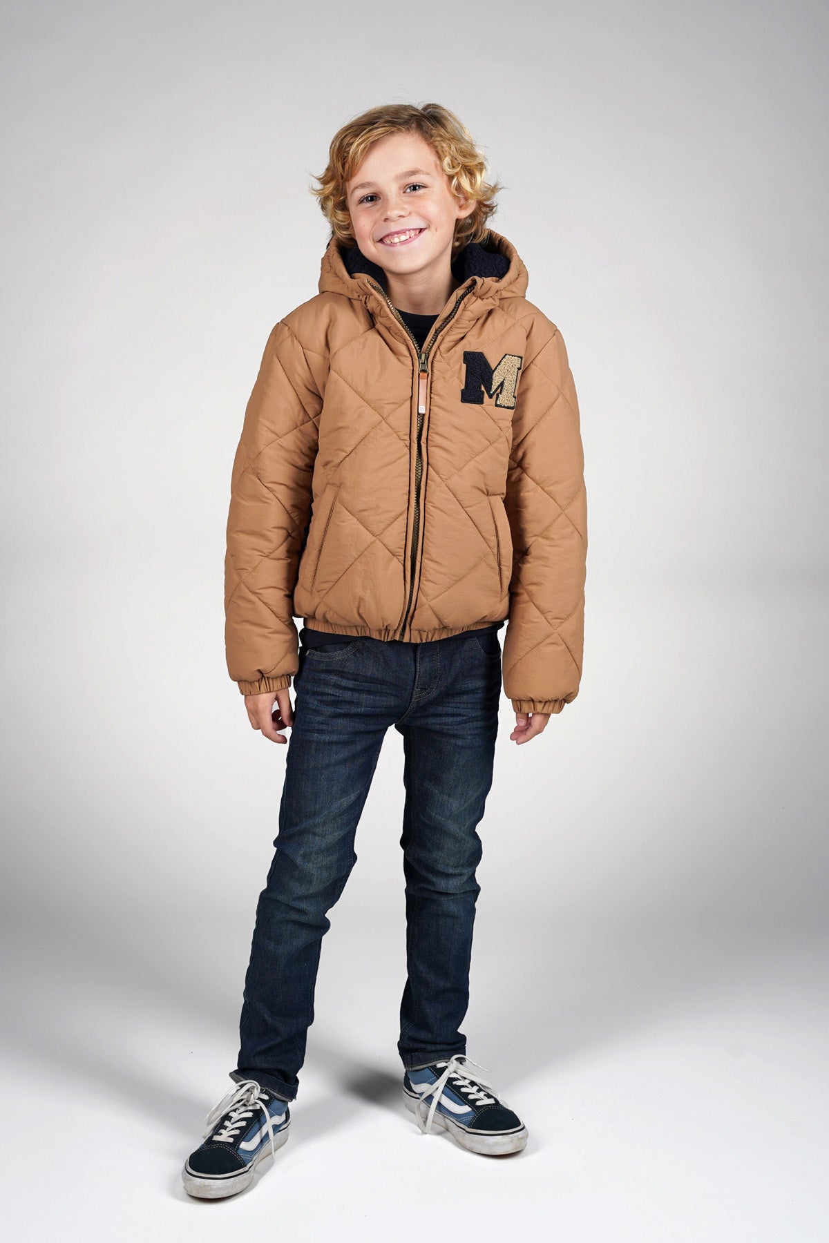Moodstreet Jeffrey Quilted Jacket Zand