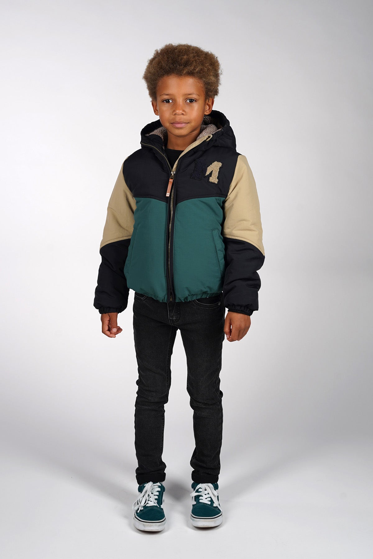 Moodstreet Joshua Multi-Colour Jacket Zwart