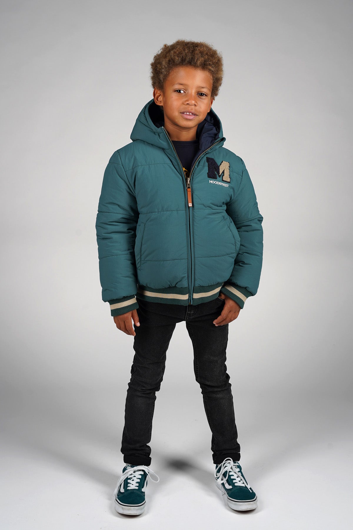Moodstreet Jamie Reversible Jacket Groen