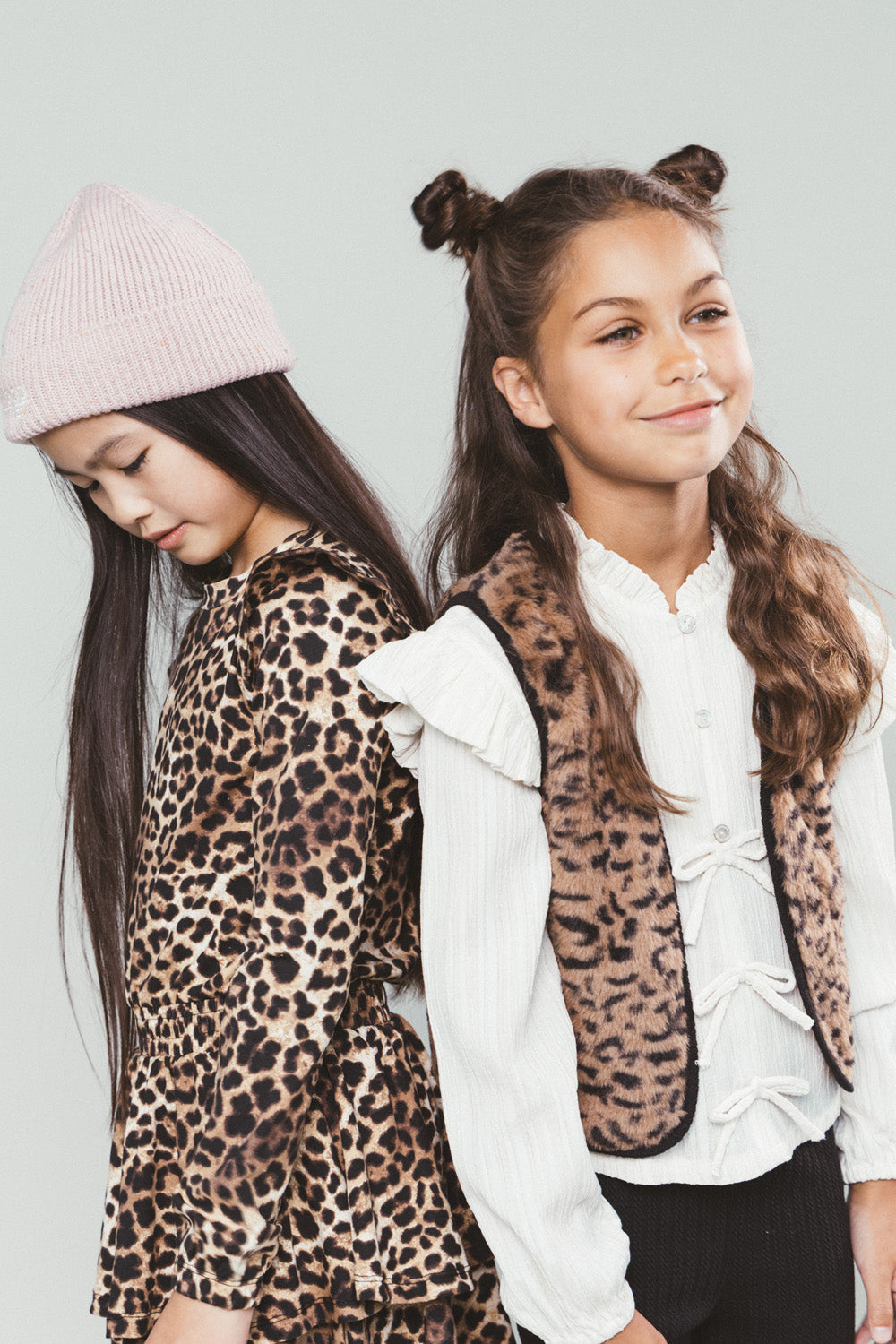 Moodstreet Vajen Furry Gilet -Luipaard-