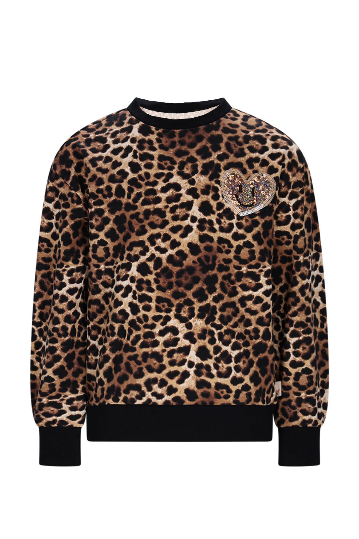 Moodstreet Sky Print Sweater -Luipaard-