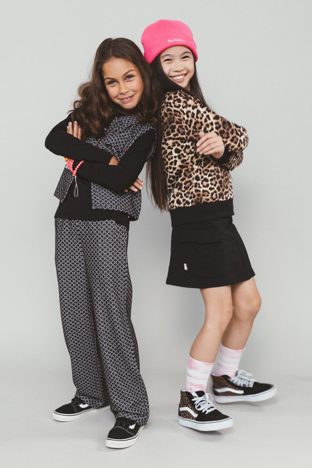 Moodstreet Sky Print Sweater -Luipaard-