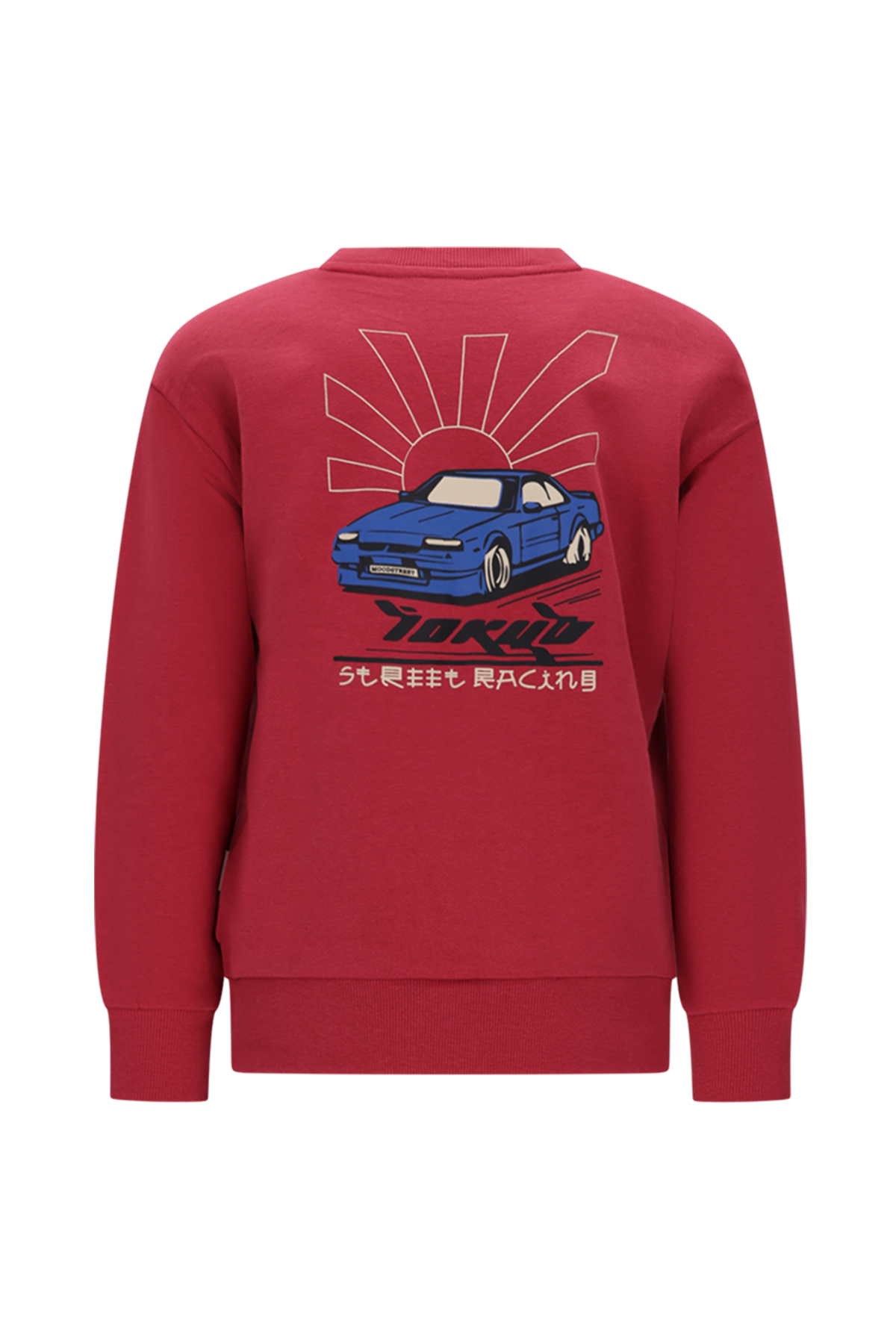 Moodstreet Simon Race-Car Sweater -Bordeaux-