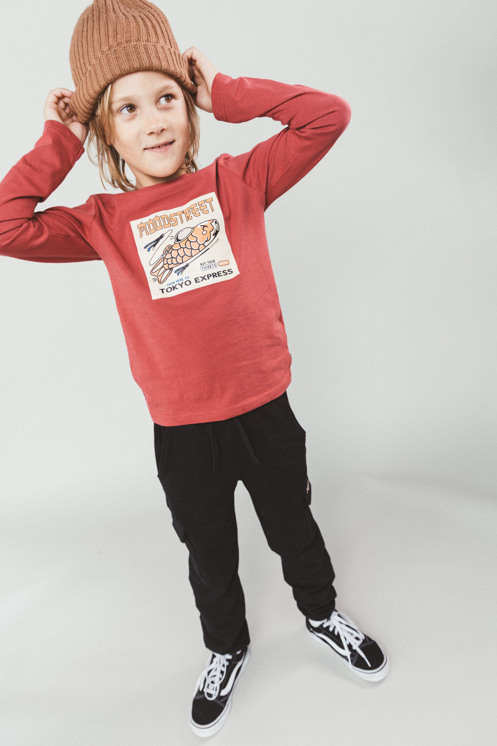 Moodstreet Liwen Longsleeve -Bordeaux-