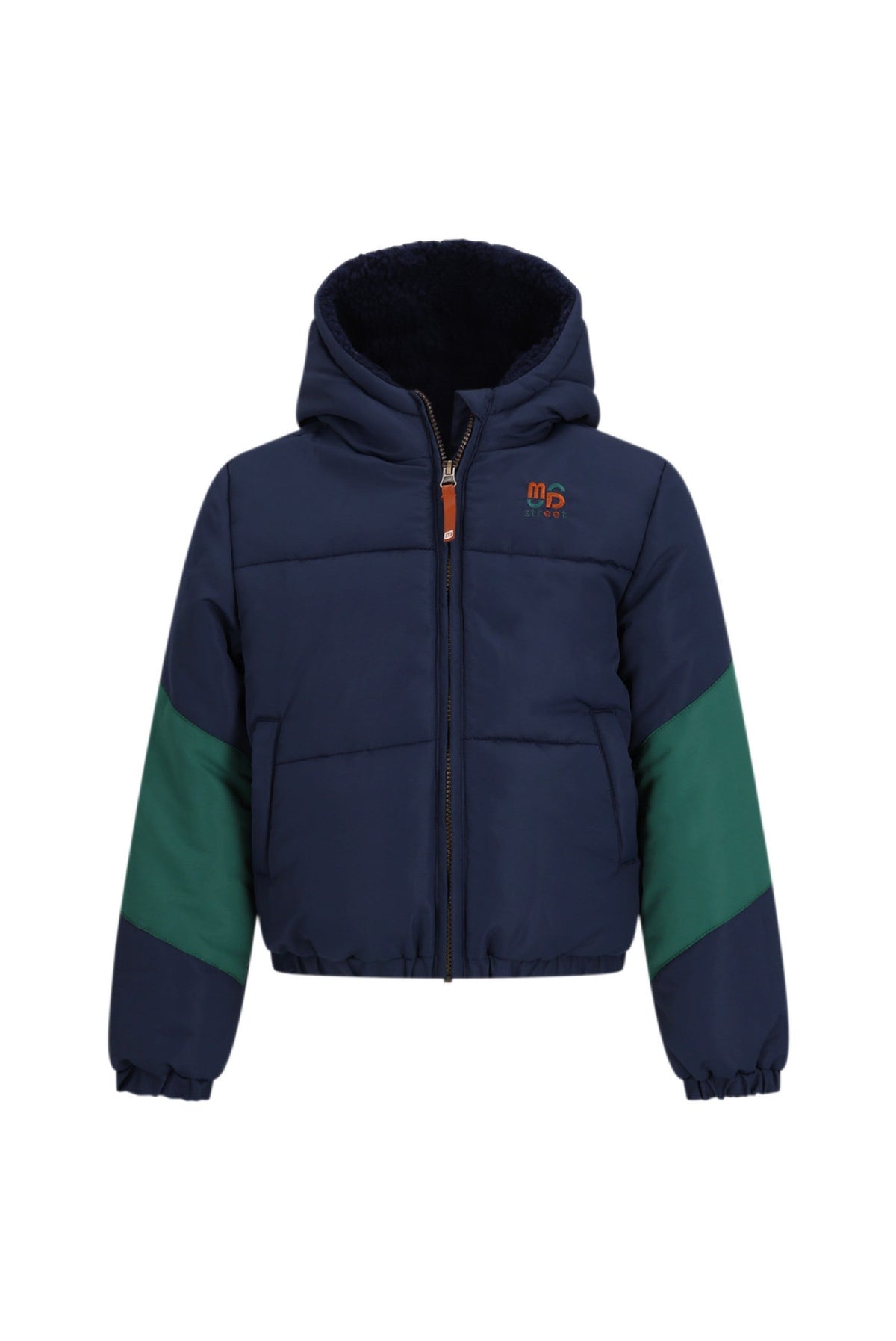 Moodstreet JULES multi-colour bomber - Navy