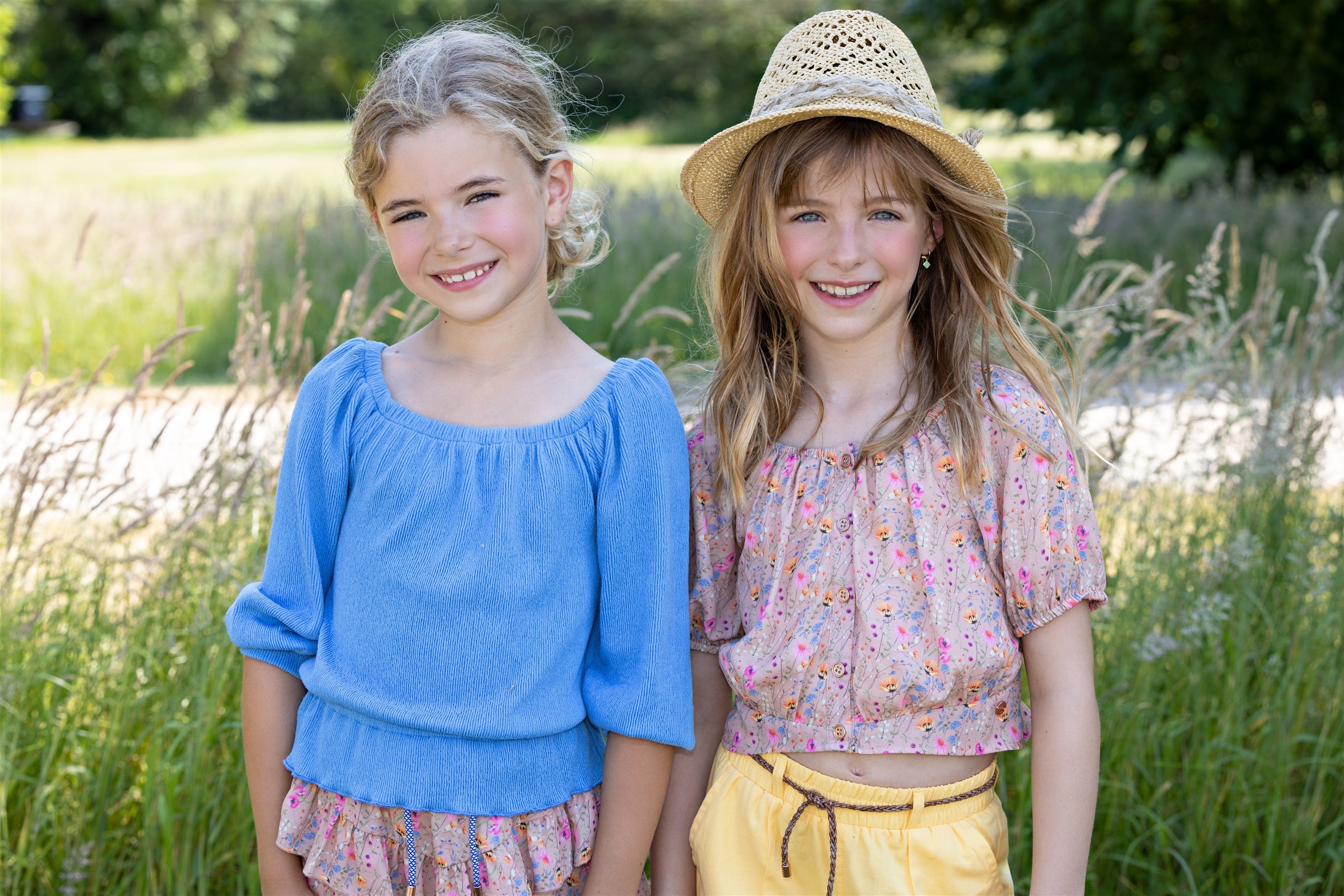 NoNo Tomas Floral Blouse Sand