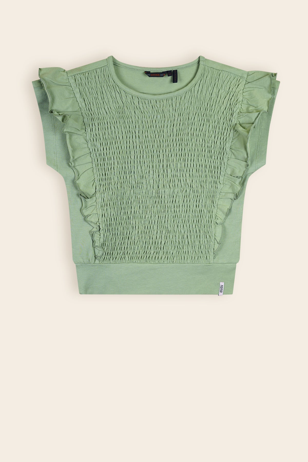 Kety T-Blouses met Smock Salie Groen