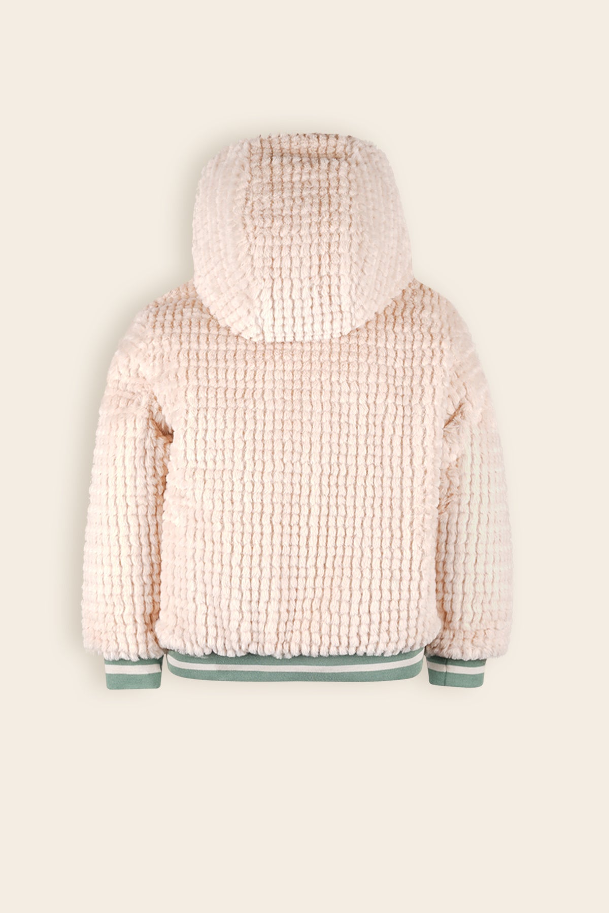 NoNo Bomby Reversible Winterjas met Print op de mouw Groen