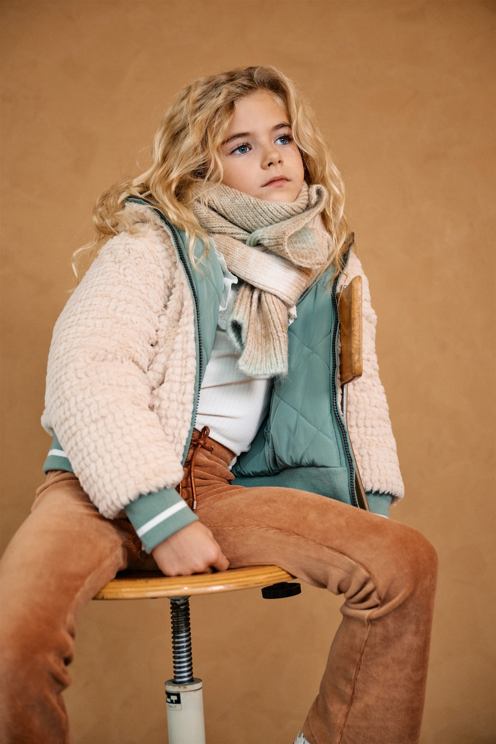 NoNo Bomby Reversible Winterjas met Print op de mouw Groen