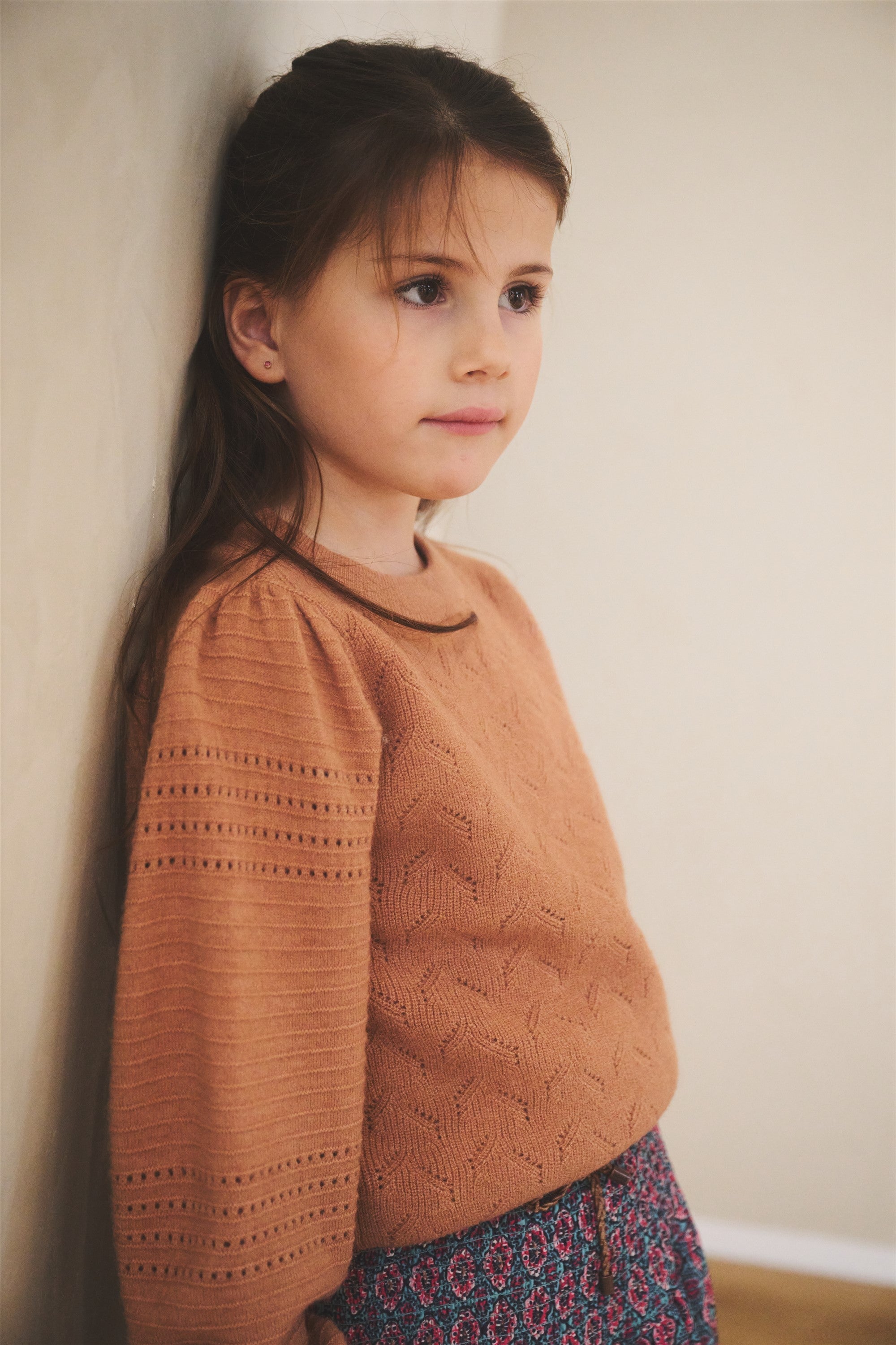 NoNo Kovas Zachte Gebreide Trui Taupe