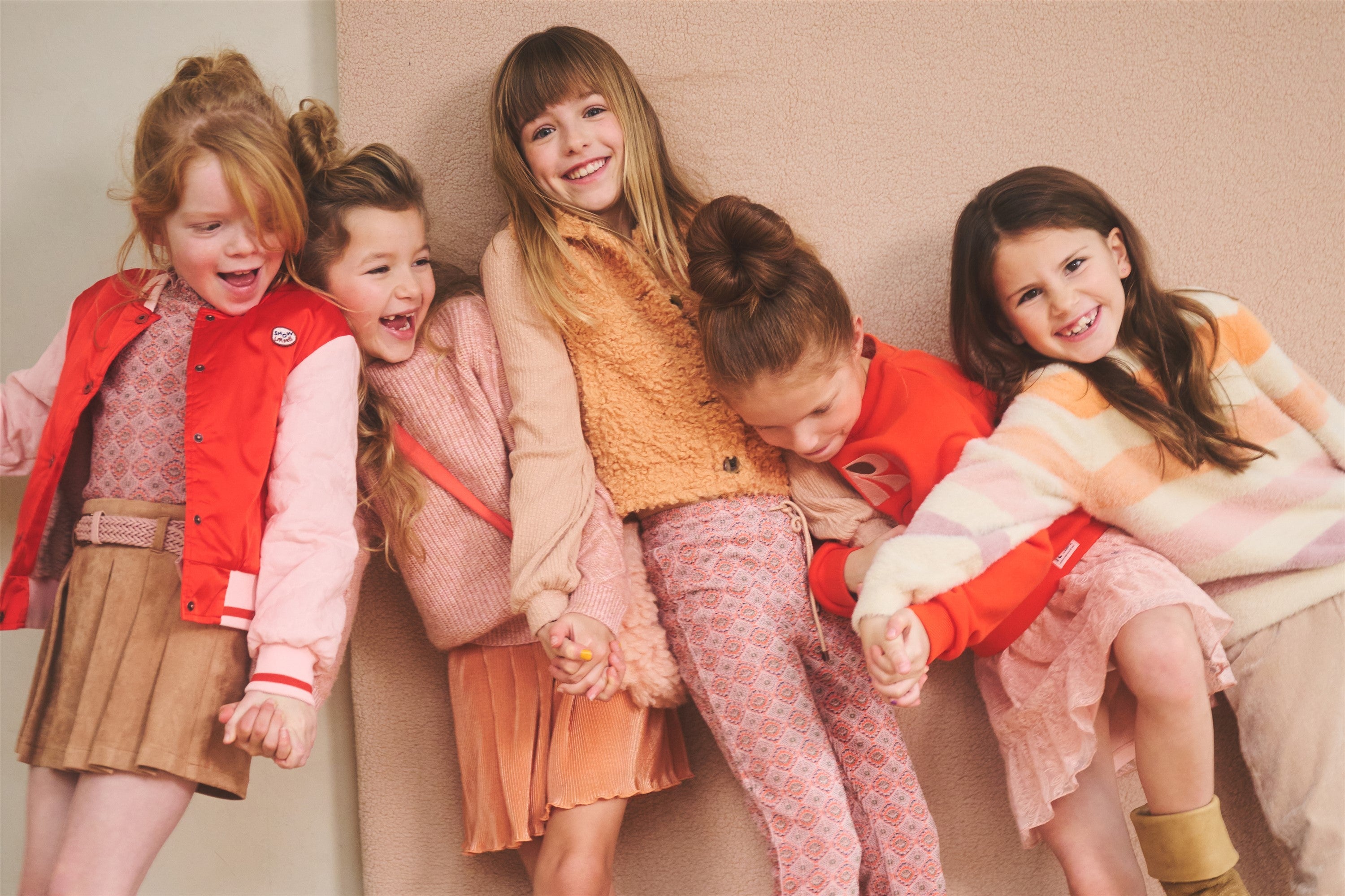 NoNo Darsy Varsity Satijnen Binnen Jas Rood