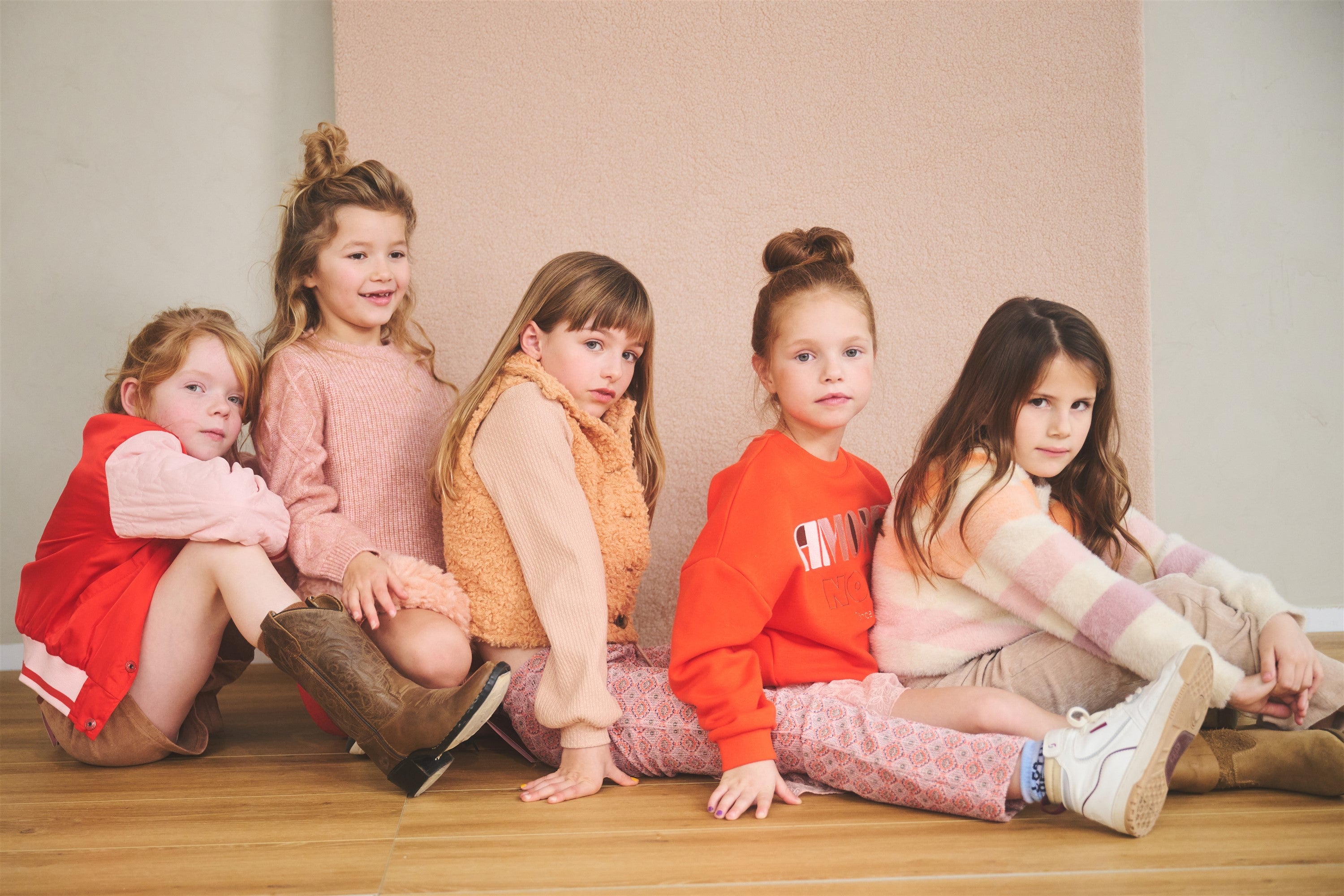 NoNo Darsy Varsity Satijnen Binnen Jas Rood