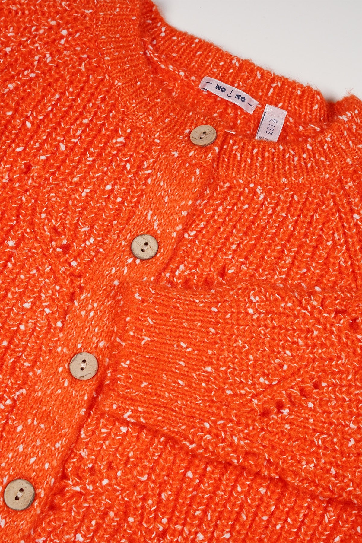 NoNo Aloha Gebreid Vest van Spikkelgaren Rood