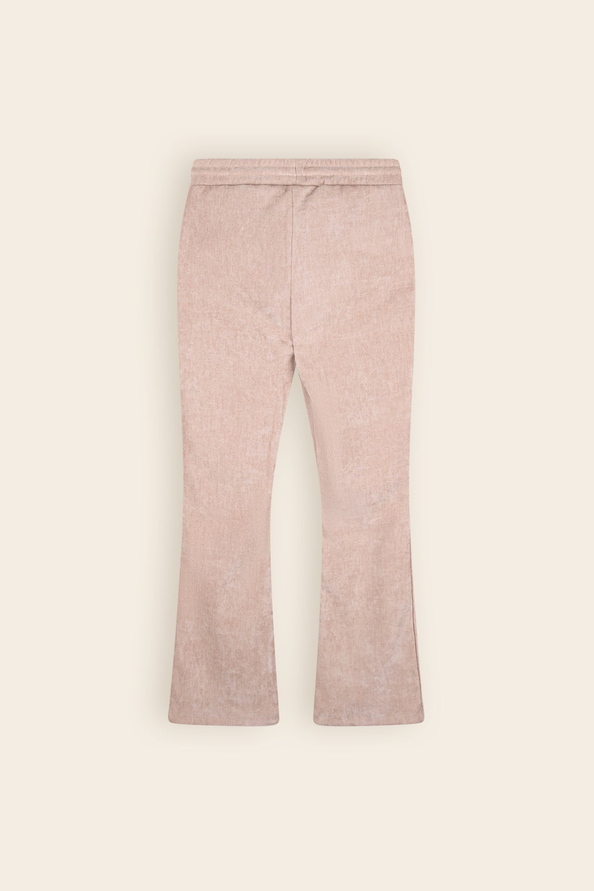 NoNo Sady Velvet Stretch Flared Broek Ivoor