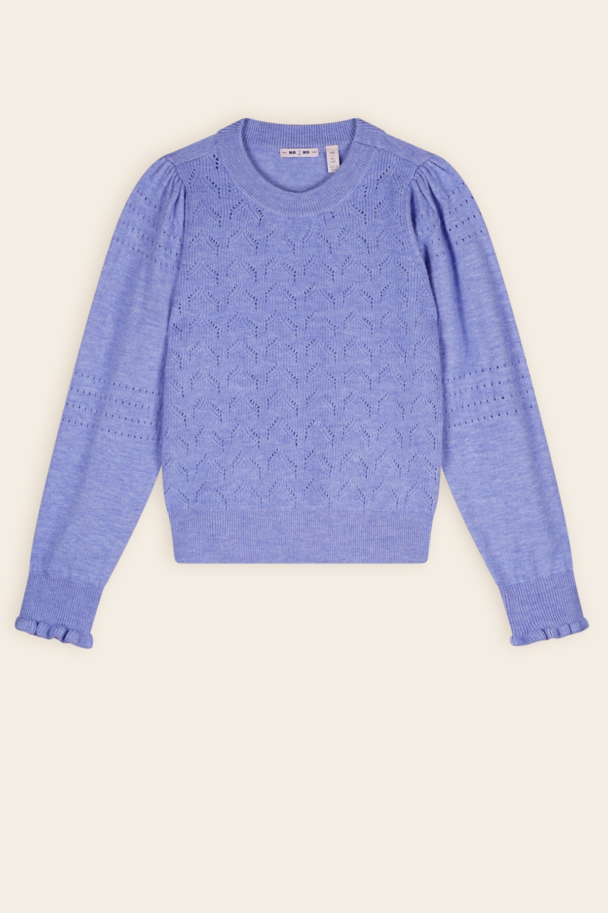 Kovas Zachte Gebreide Trui Blauw