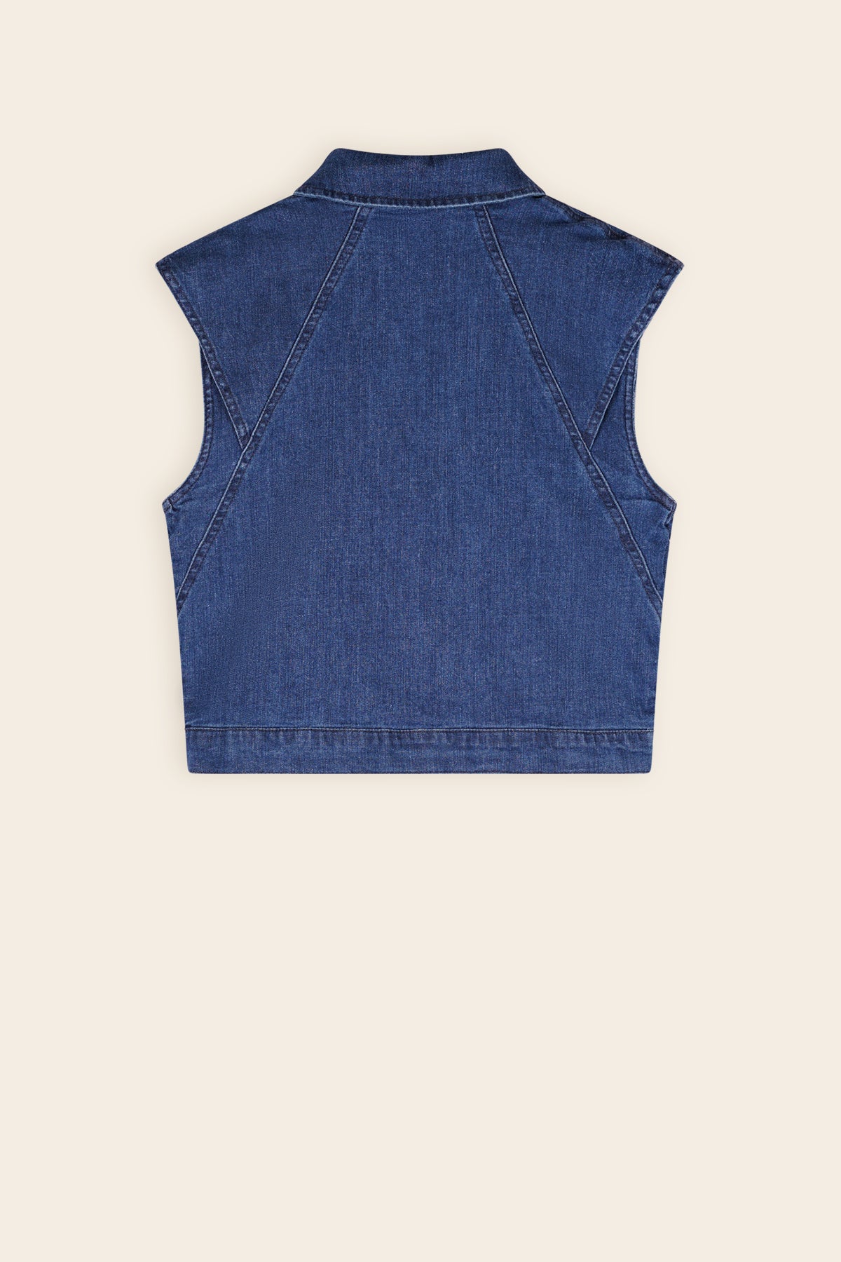 NoNo Dory Blue Denim Gilet Navy