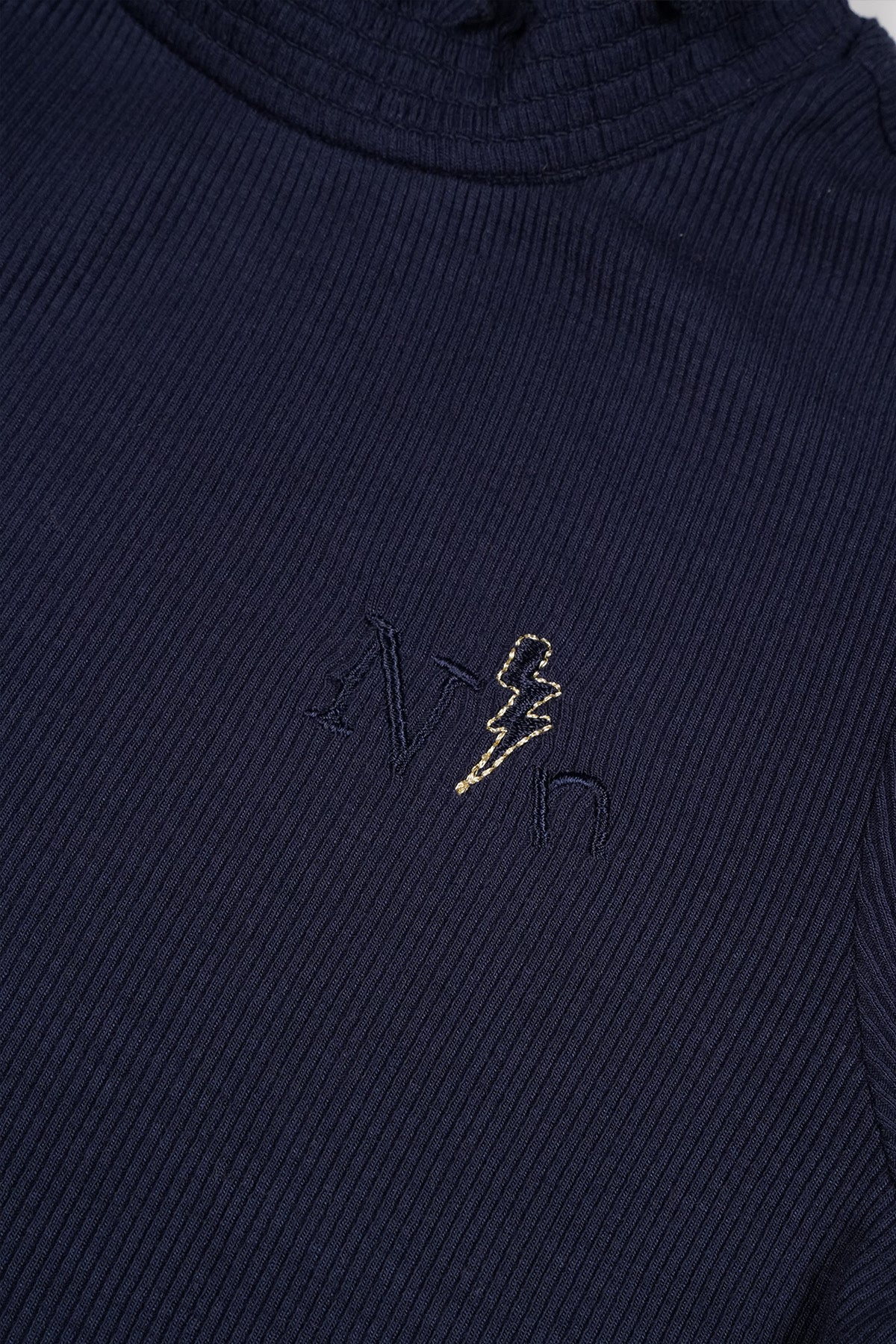 Koss Rib Jersey Tshirt Navy