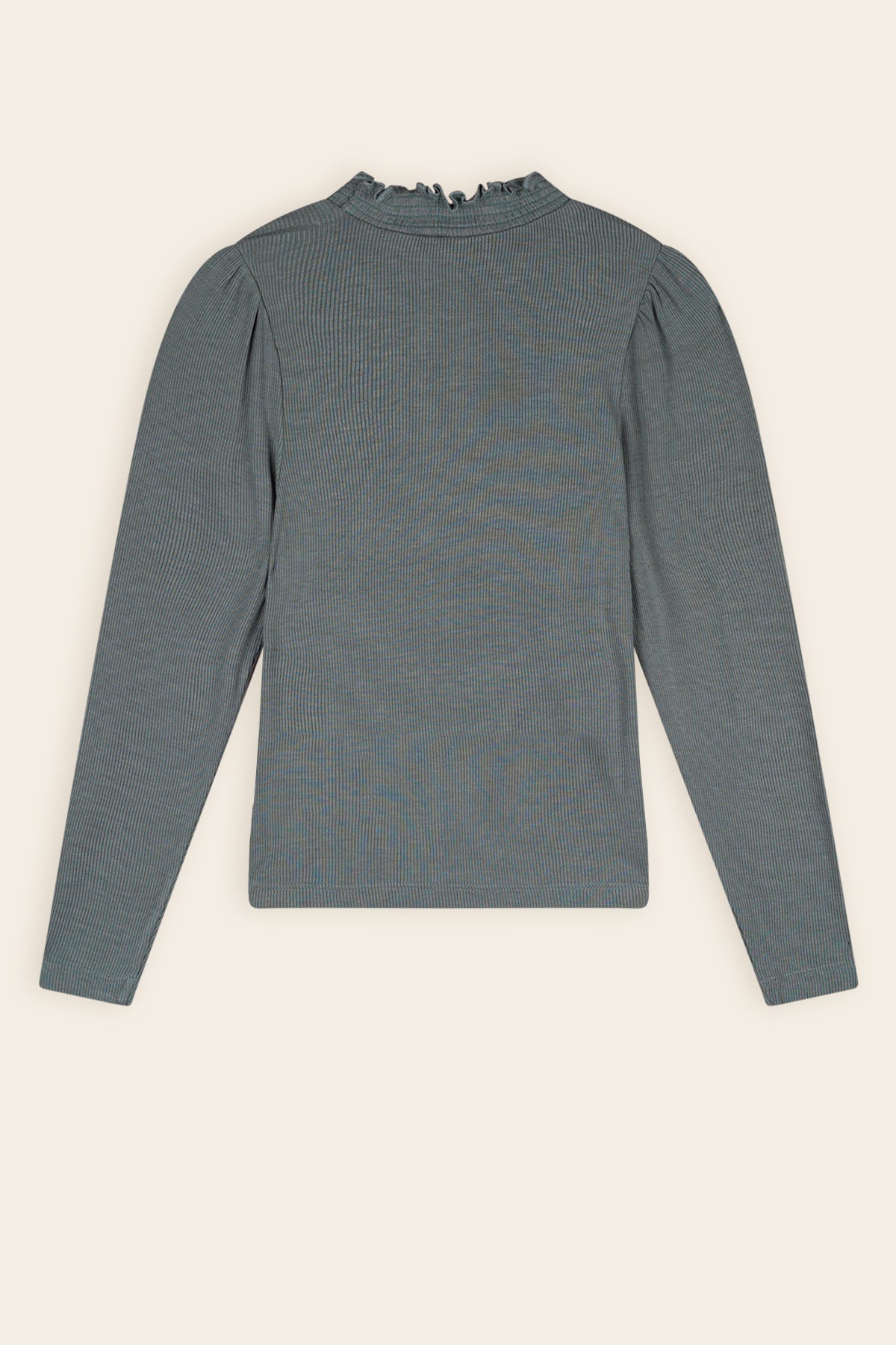 NoNo Koss Rib Jersey Tshirt Groen