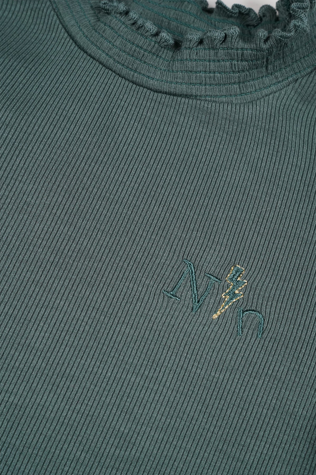 Koss Rib Jersey Tshirt Groen