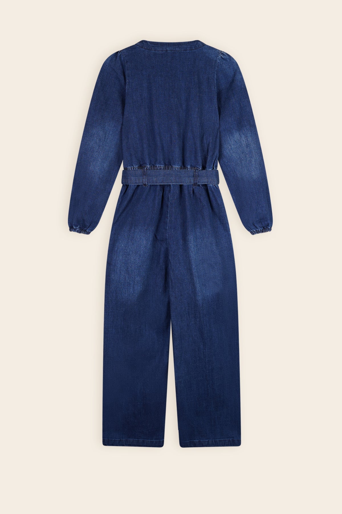 NoNo Sasal Light Weight Denim Jumpsuit Navy