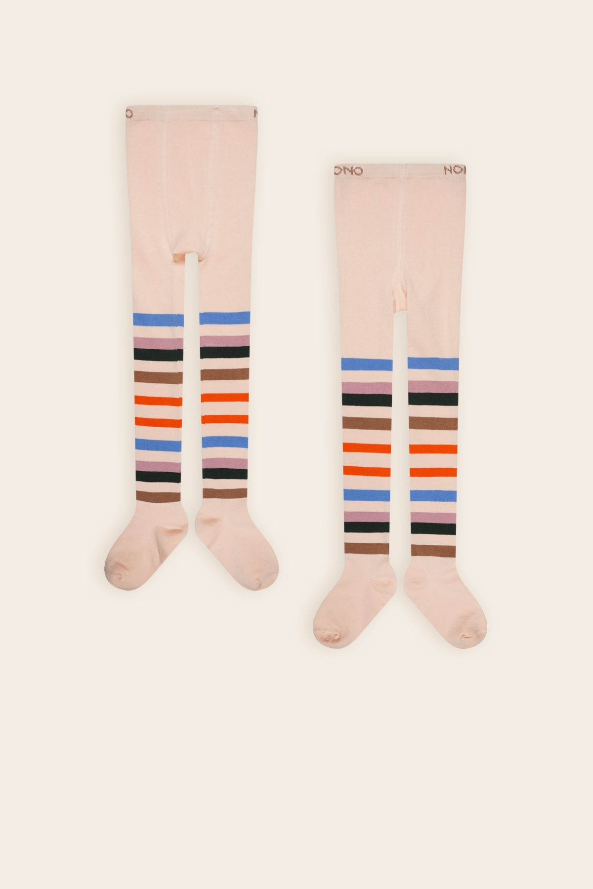 NoNo Rachel Gestreepte Maillot Zacht Roze