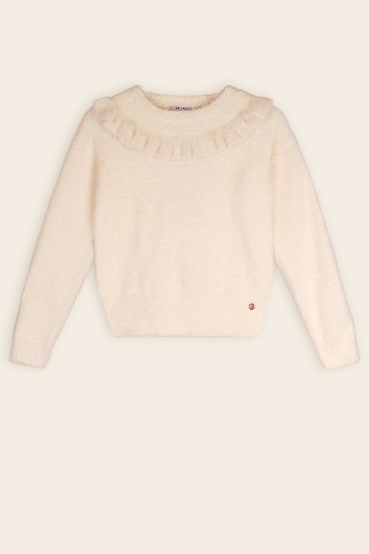 NoNo Ketan Zachte Sweater Ivoor