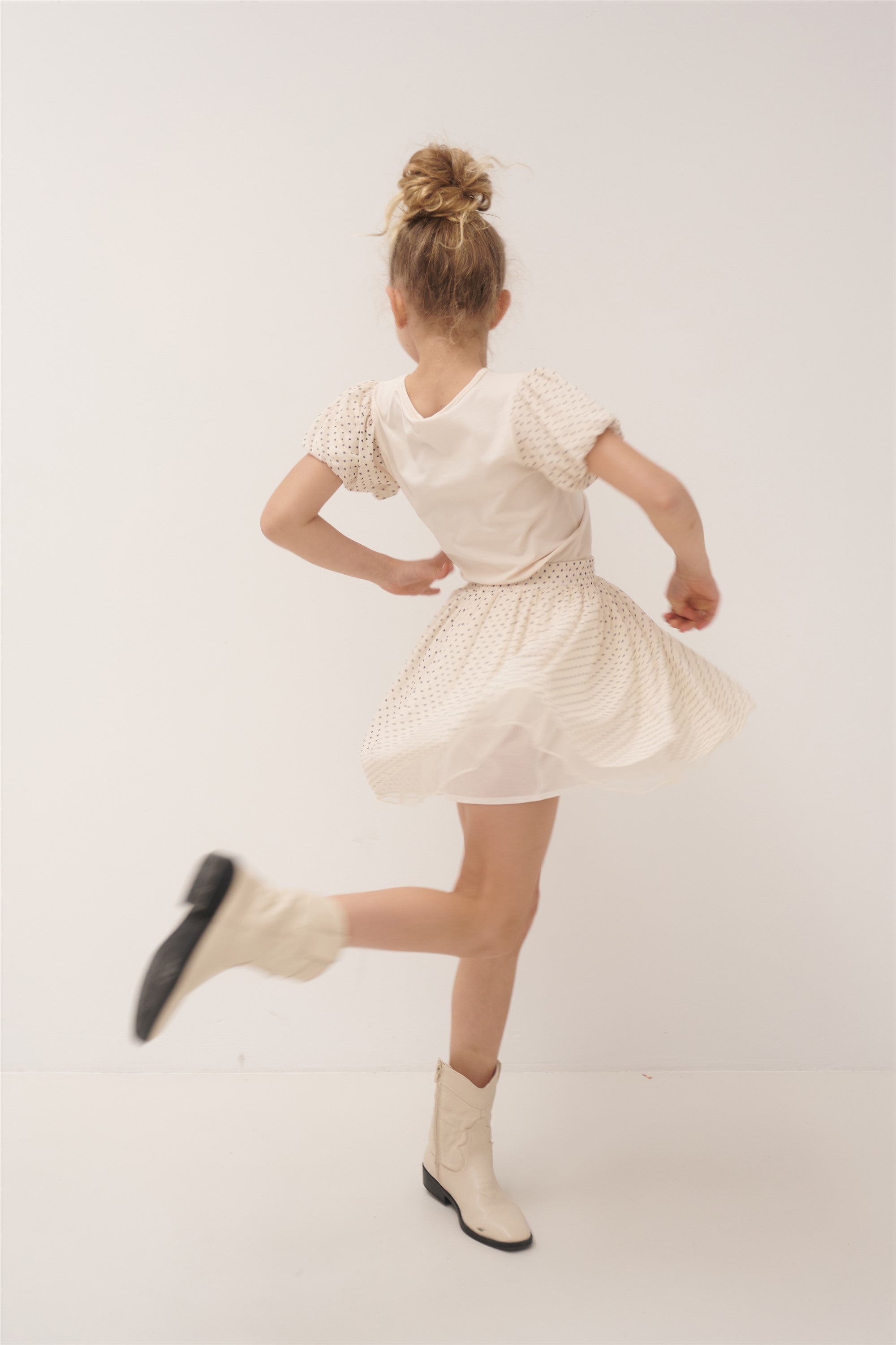 NoNo Kaya Tshirt Ballon Mouw Ivoor