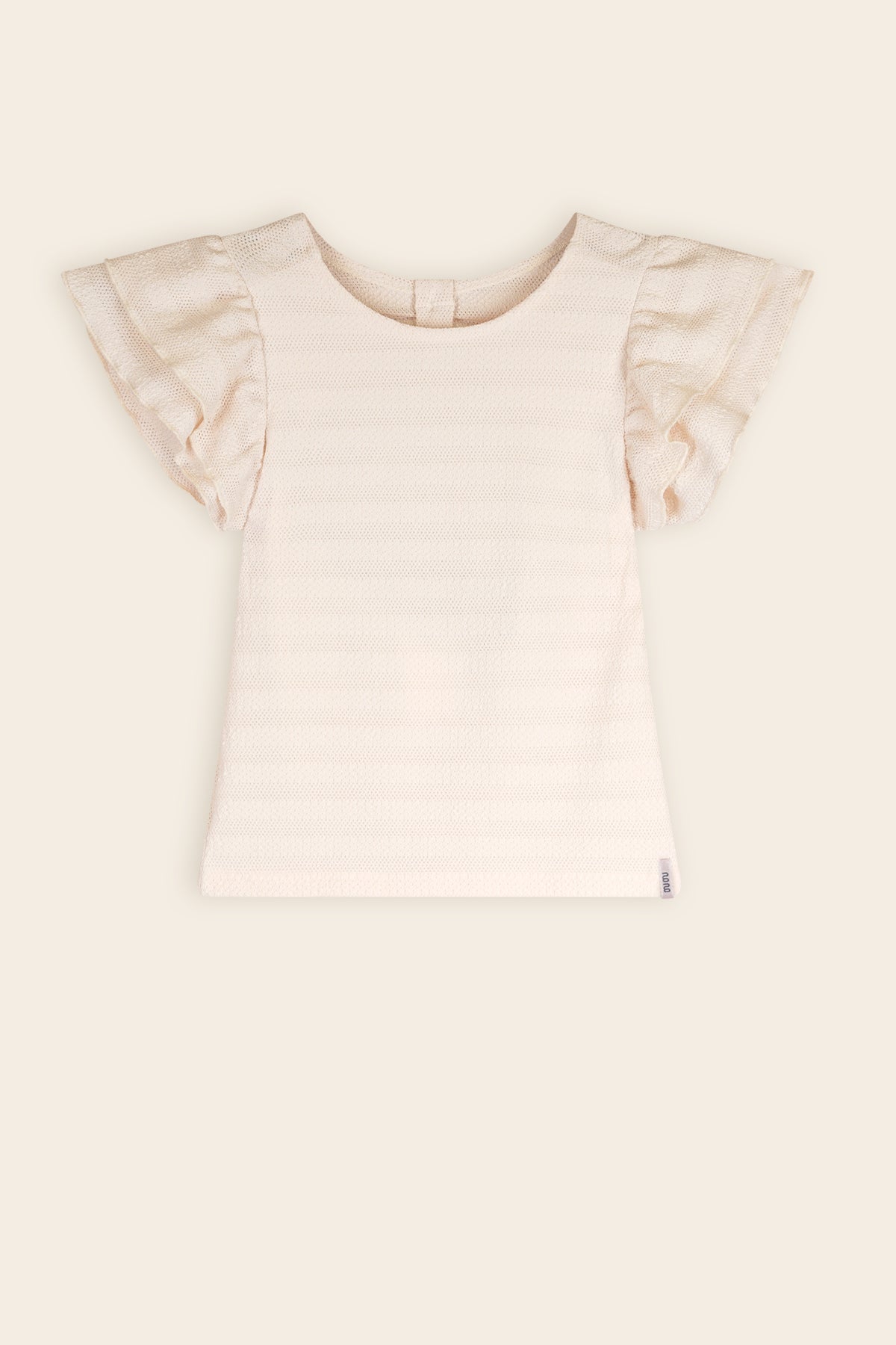 NoNo Kia Top met Open Rug Ivoor