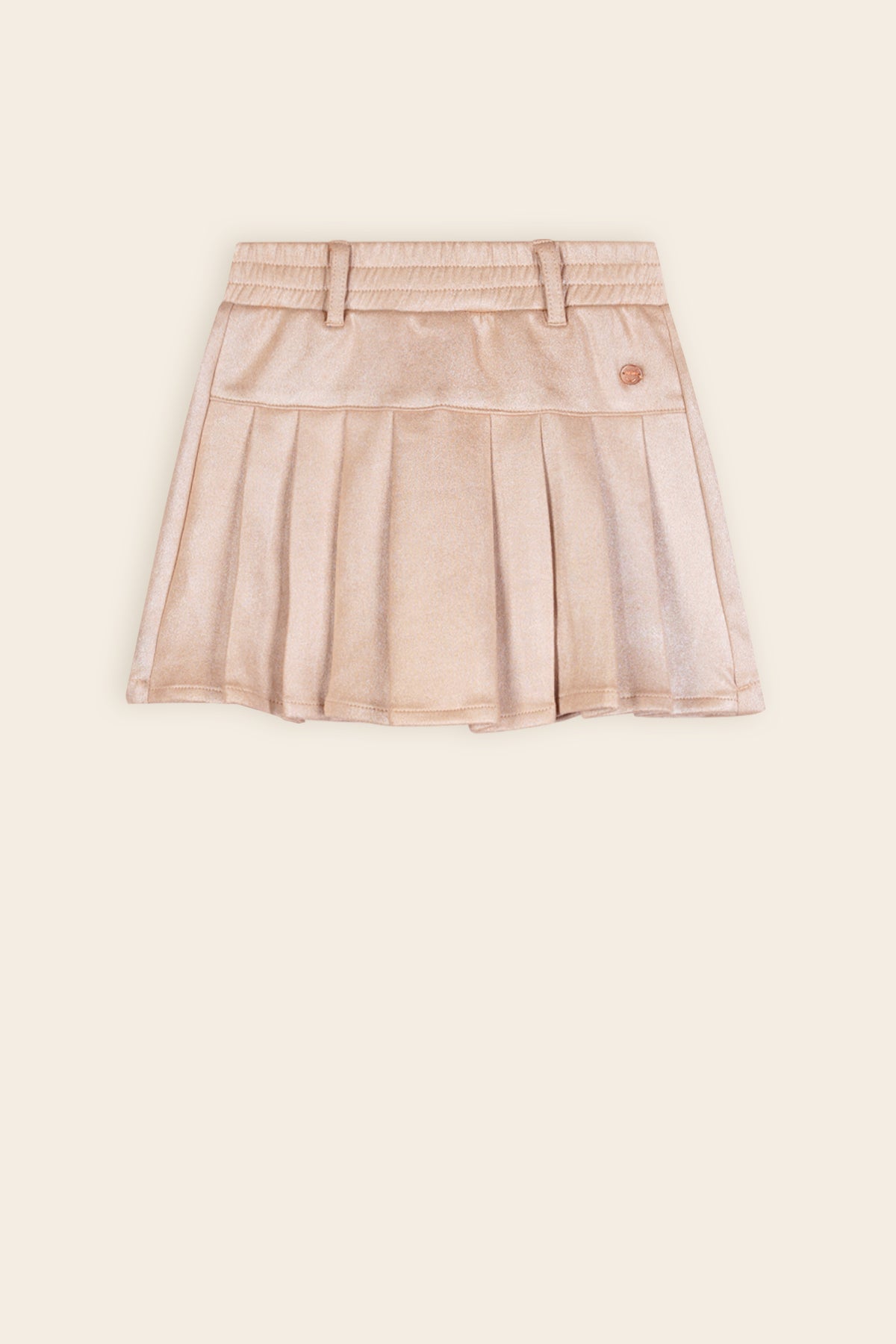 NoNo Sella Suede Skort Licht Goud