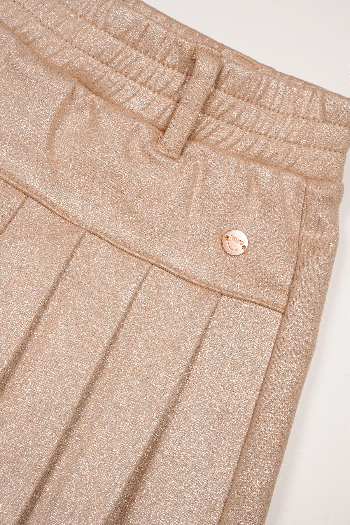 NoNo Sella Suede Skort Licht Goud