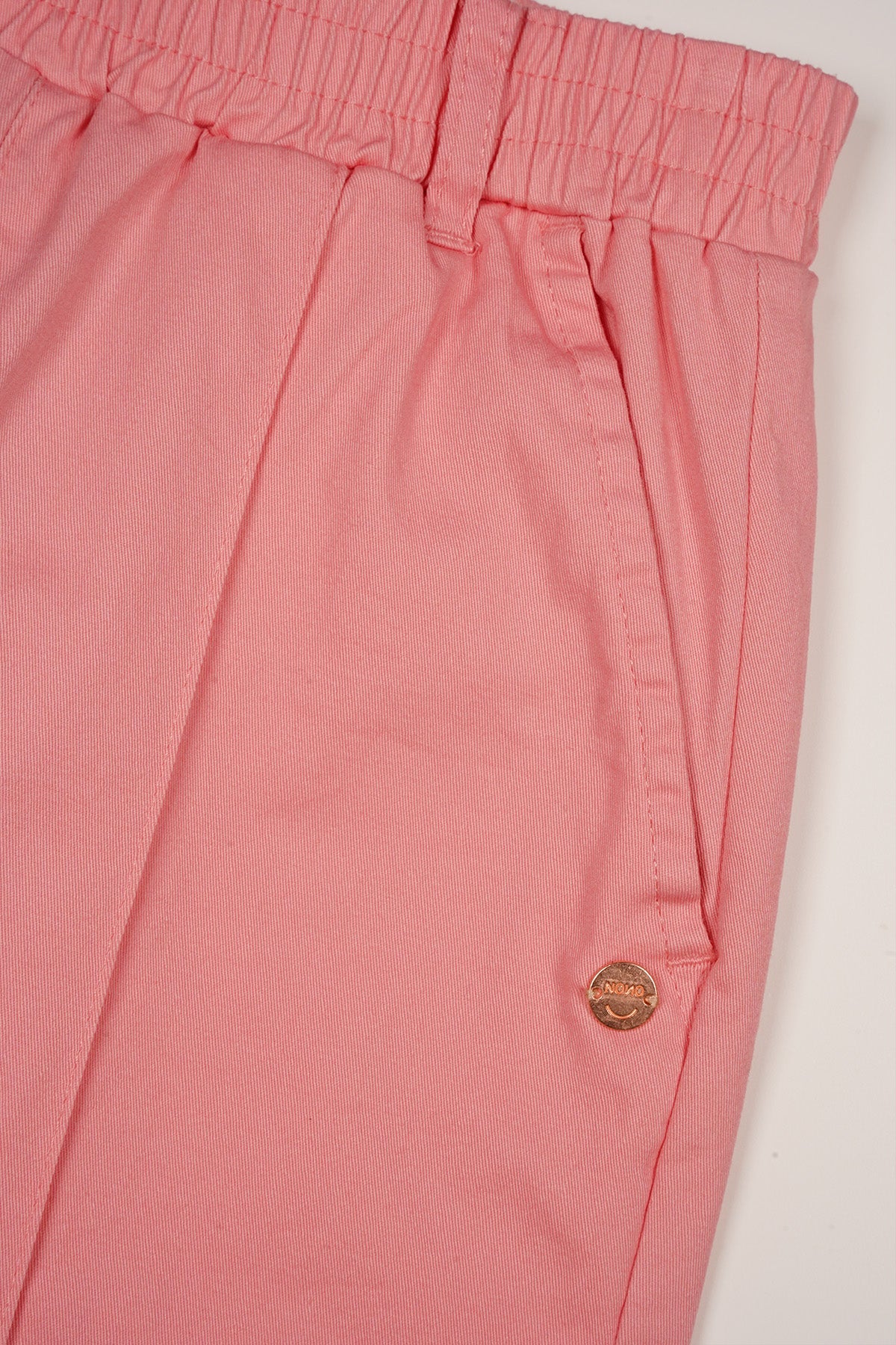 NoNo Sayla Palazzo Stretch Twill Broek Rose