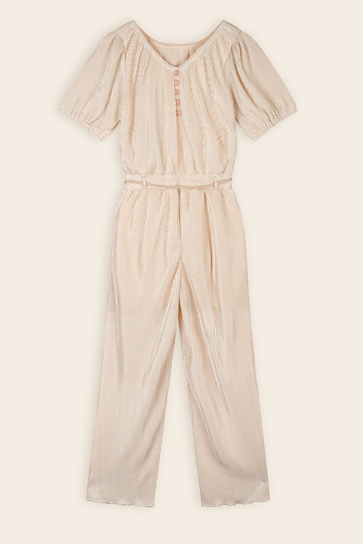 NoNo Sulai Jumpsuit Licht Goud